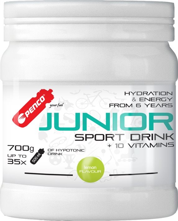 Penco Junior Sport Drink 700g, citron Iontový nápoj