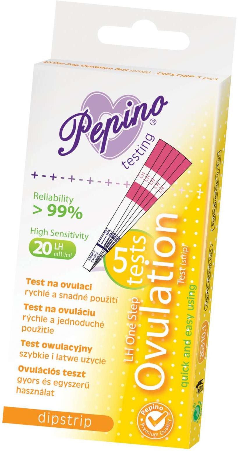 PEPINO Ovulation Dipstrip 5 ks Domáci test