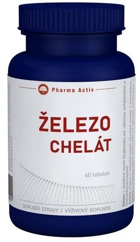 Pharma Activ Železo Chelát 60 tobolek + Liposomal C 1000 mg 15...
