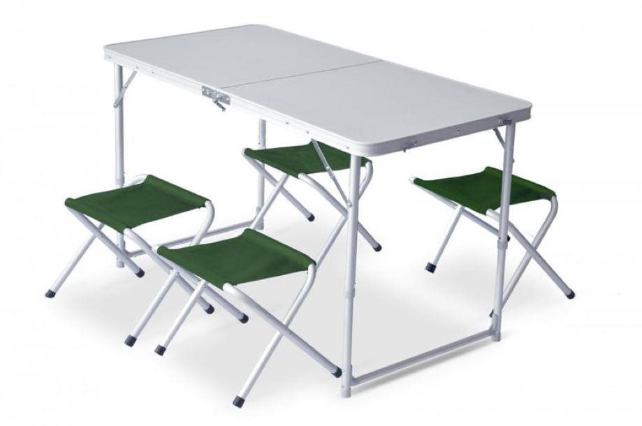 Pinguin Furniture Set green Kempingová súprava