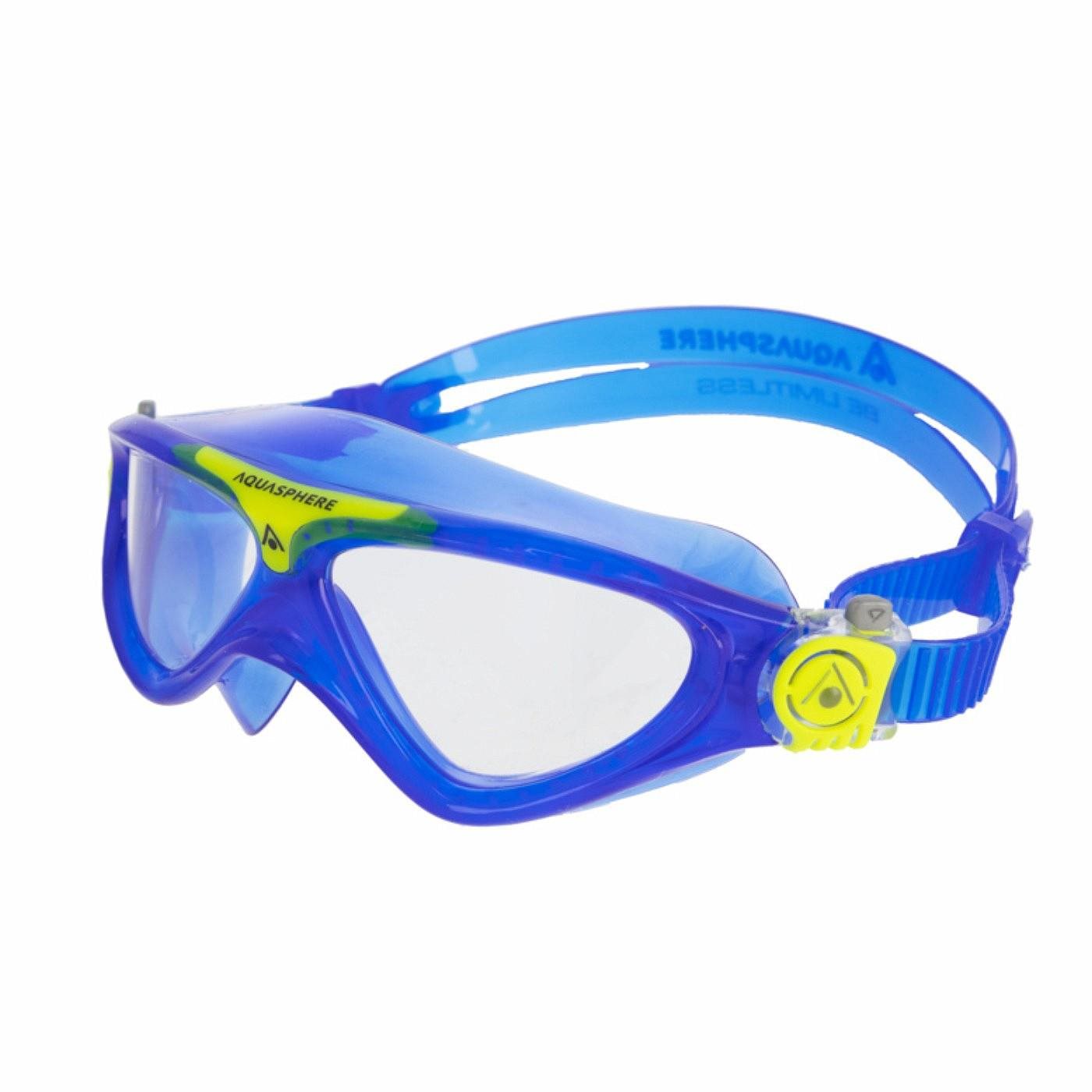 Aqua Sphere Detské Vista číre sklá tmavo modrá/žltá Plavecké okuliare