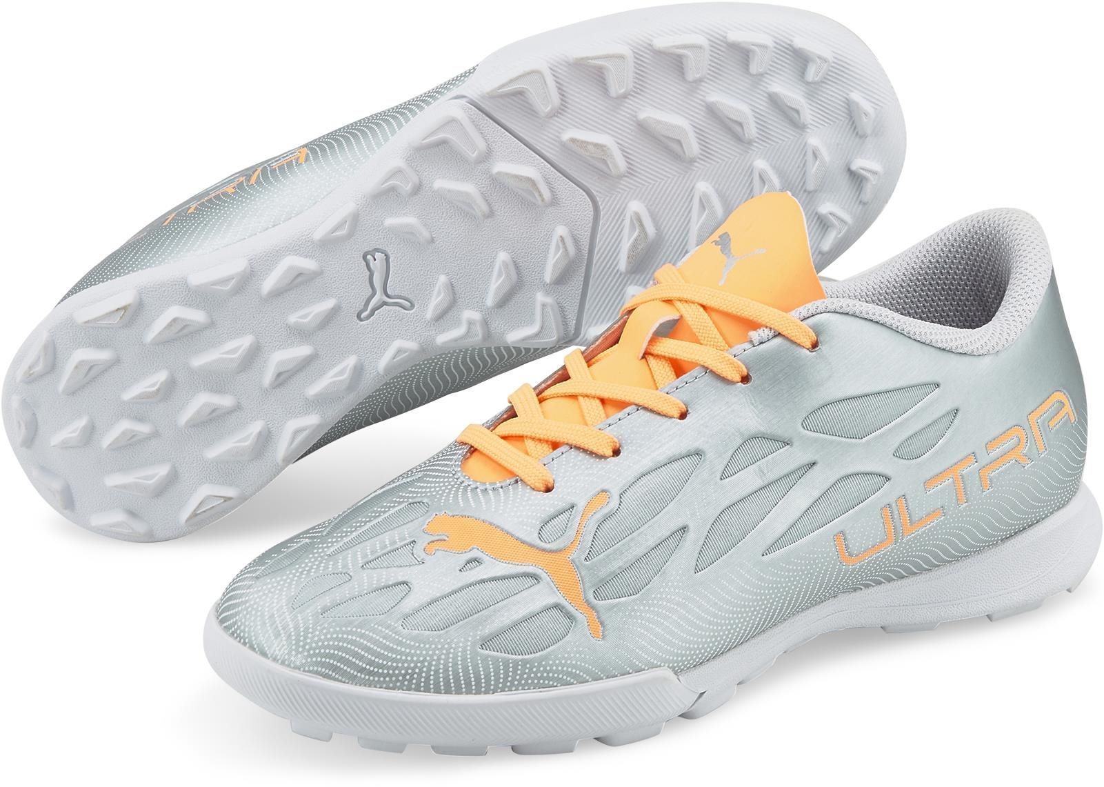 PUMA_ULTRA 4.4 TT Jr ezüst/narancs EU 34.5 / 210 mm Futballcipő