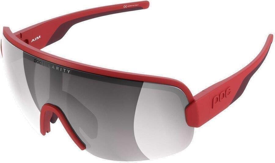 POC Aim Prismane Red VSI Cyklistické okuliare