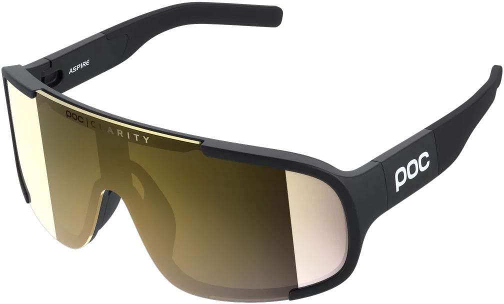 POC Aspire Uranium Black/Clarity Road/Partly Sunny Gold Cyklistické...