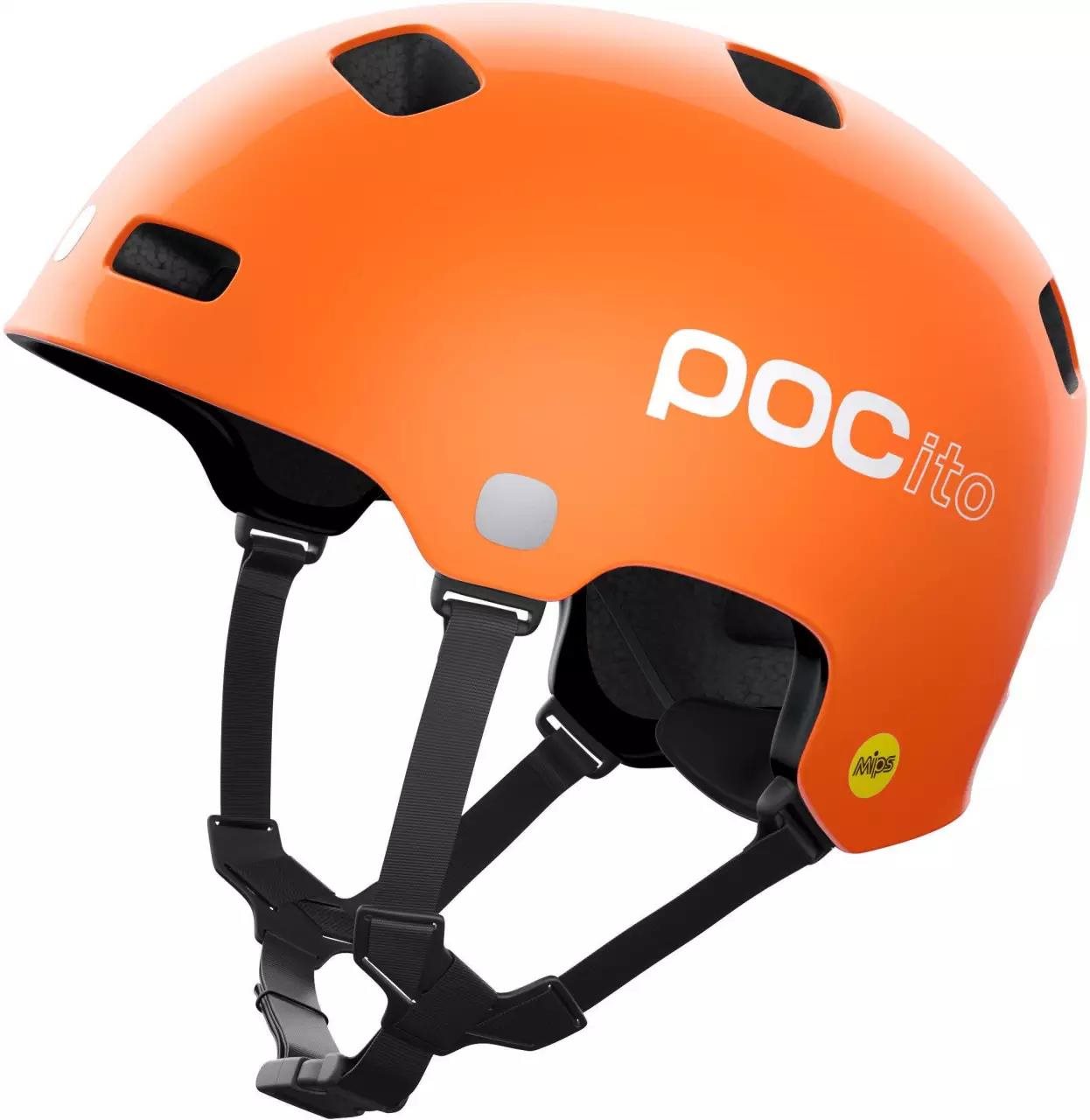 POC POCito Crane MIPS M Fluorescent Orange Helma na kolo
