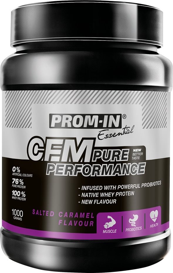 PROM-IN CFM Pure Performance 1000g, slaný karamel Protein