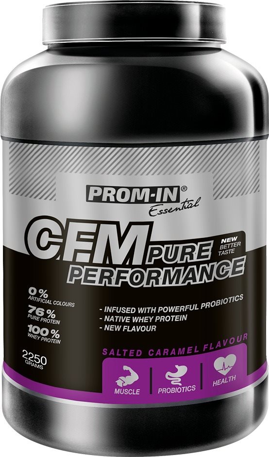 PROM-IN CFM Pure Performance 2250g, slaný karamel Protein