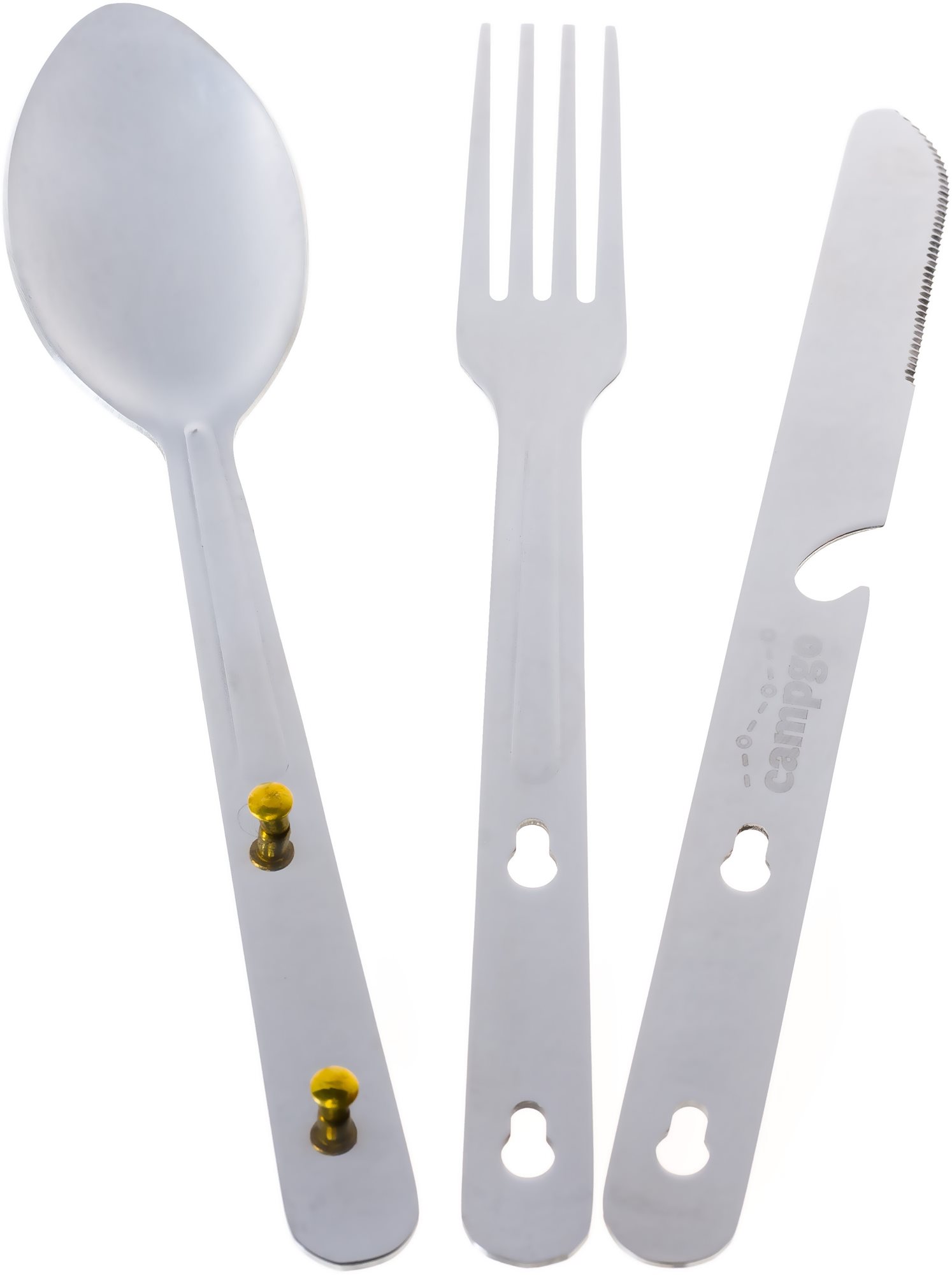 Campgo Steel Cutlery 3pcs Set Príbor