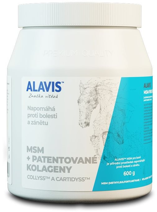 ALAVIS™ MSM pro koně, 600 g Kloubní výživa