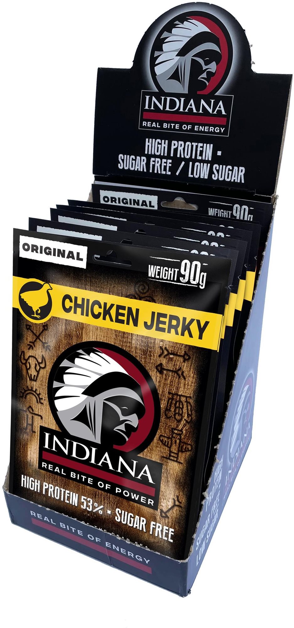Indiana kuracie Originál 720 g display Sušené mäso