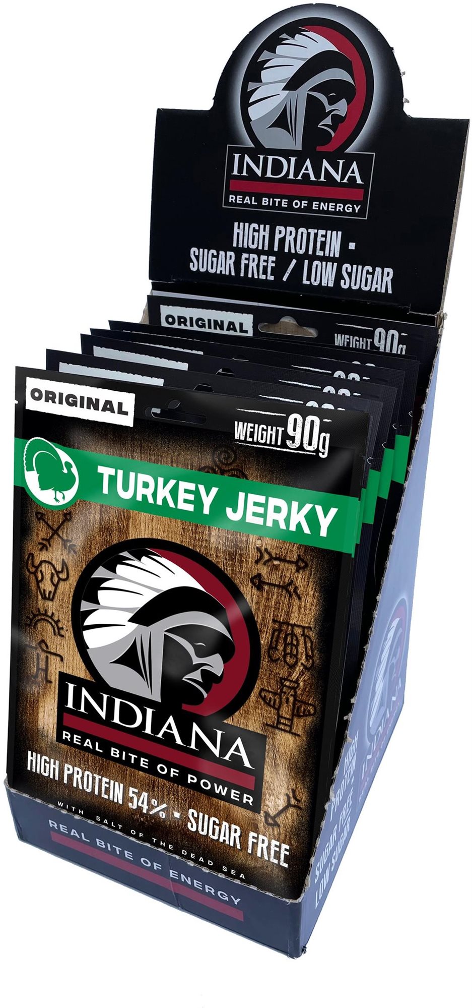 Indiana morčacie Originál 720 g display Sušené mäso