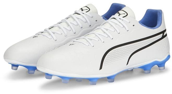 Puma King Pro FG/AG biela/modrá EU 40/255 mm Kopačky