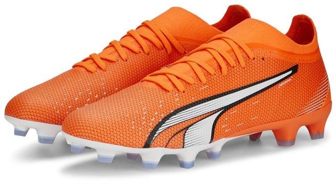 Puma Ultra Match FG/AG oranžová/biela EU 42/270 mm Kopačky