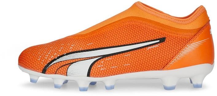 Puma Ultra Match LL FG/AG Jr oranžová/biela EU 31/185 mm Kopačky