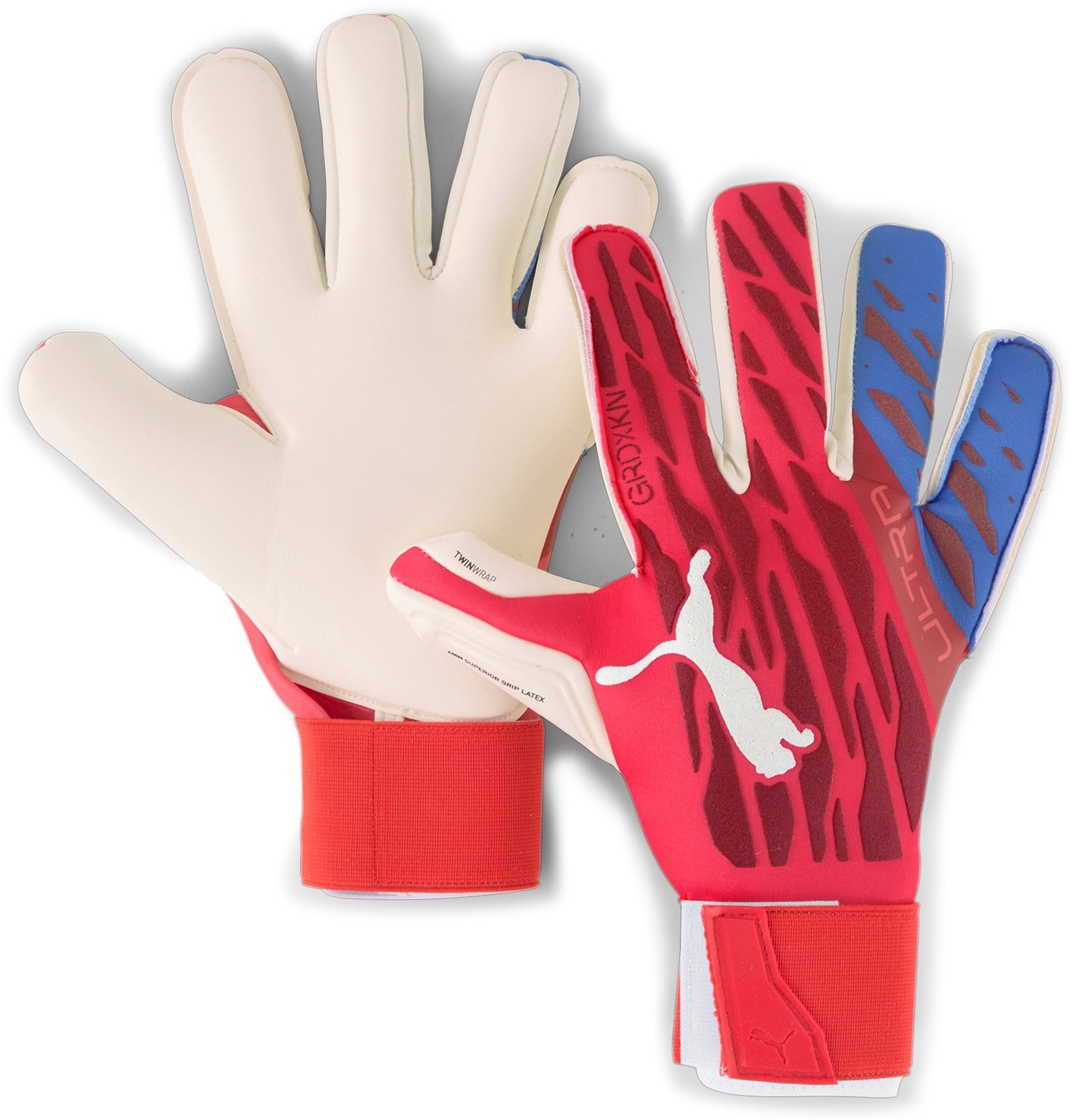 PUMA_PUMA ULTRA Grip 1 Hybrid Pro červená/biela veľ. 9 Brankárske...