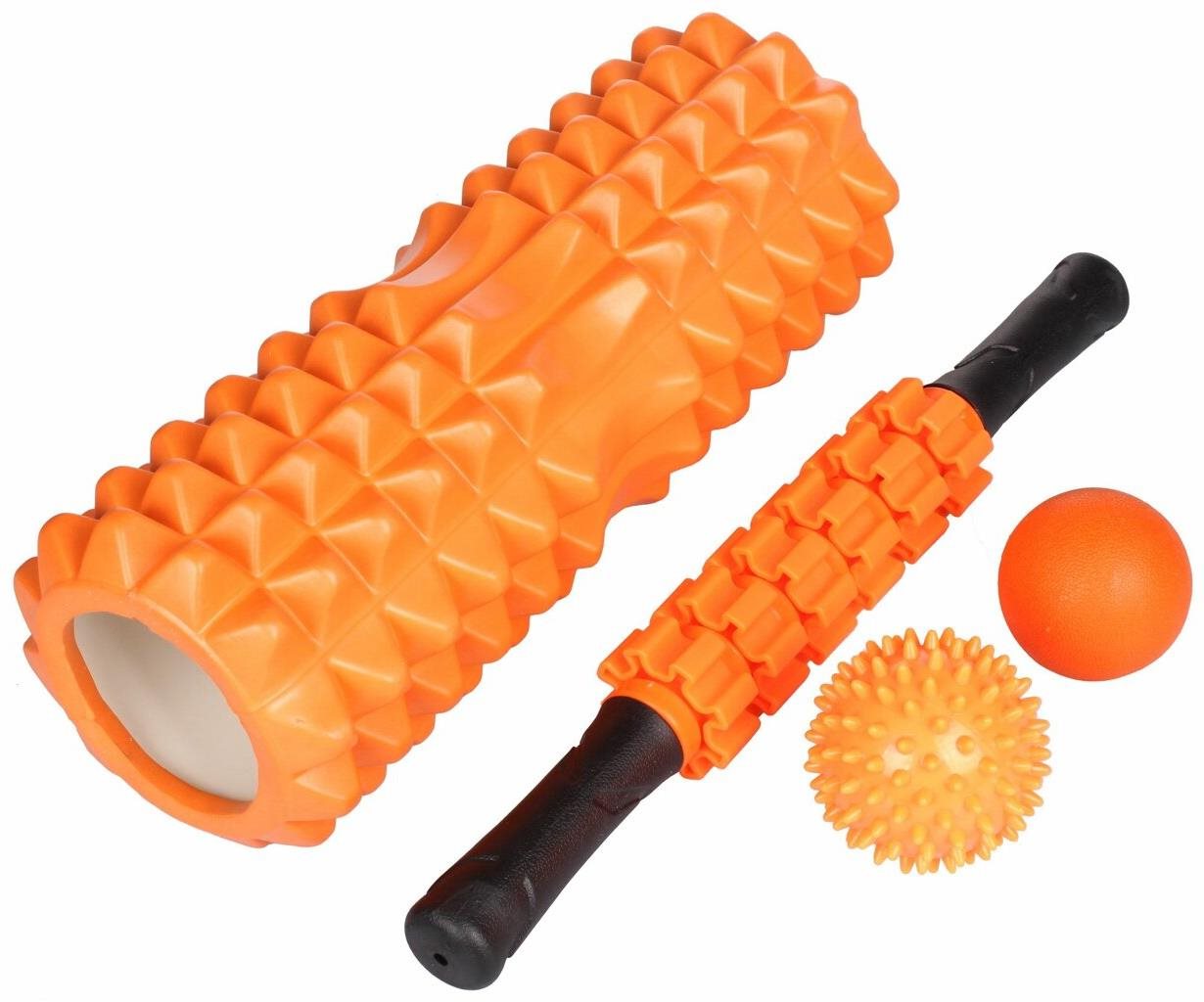 Roller Set IV jóga set oranžová  Sada na cvičení