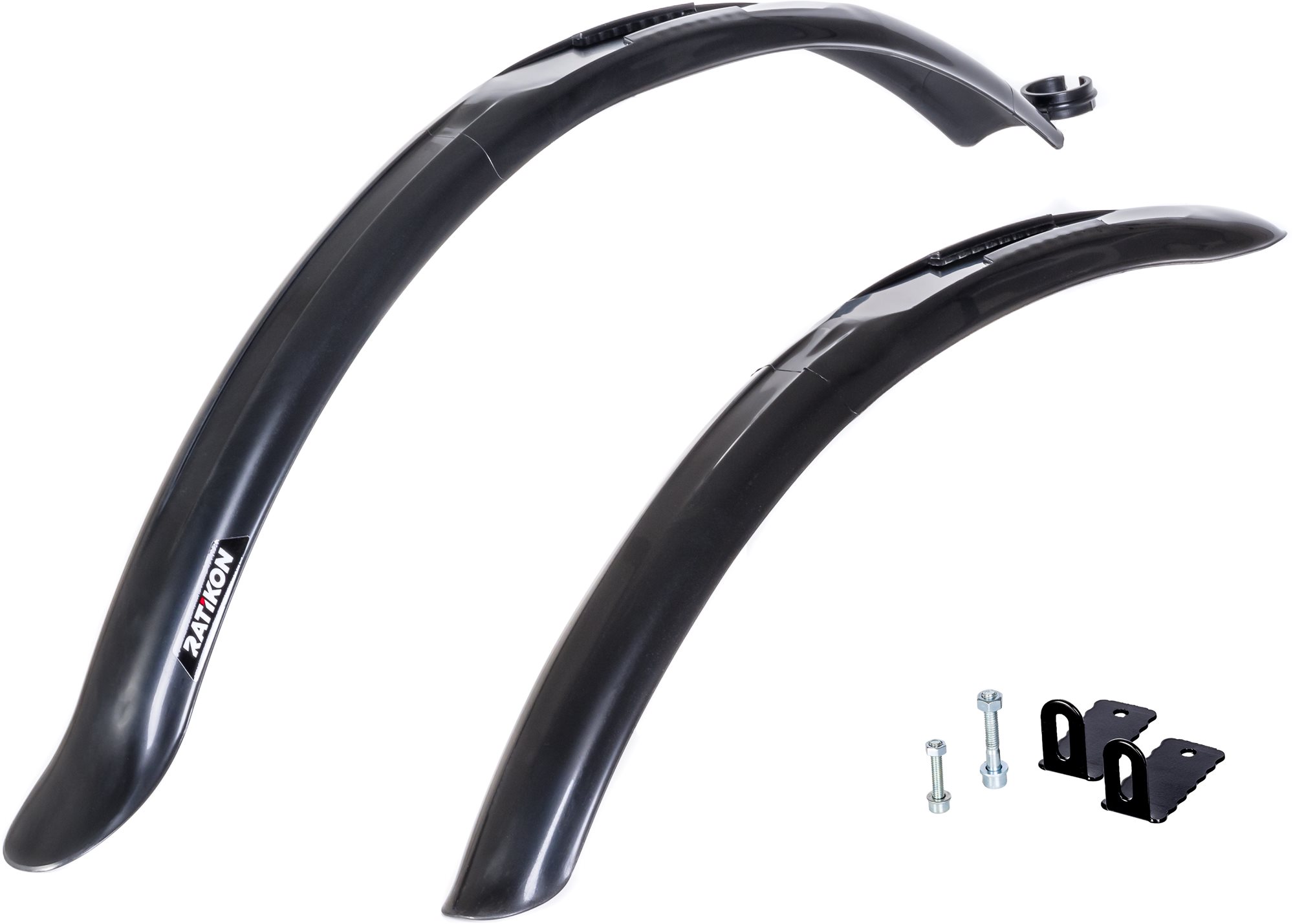 RATIKON MTB 24" / 26" a TREK 28" plast, čierny Blatník na bicykel