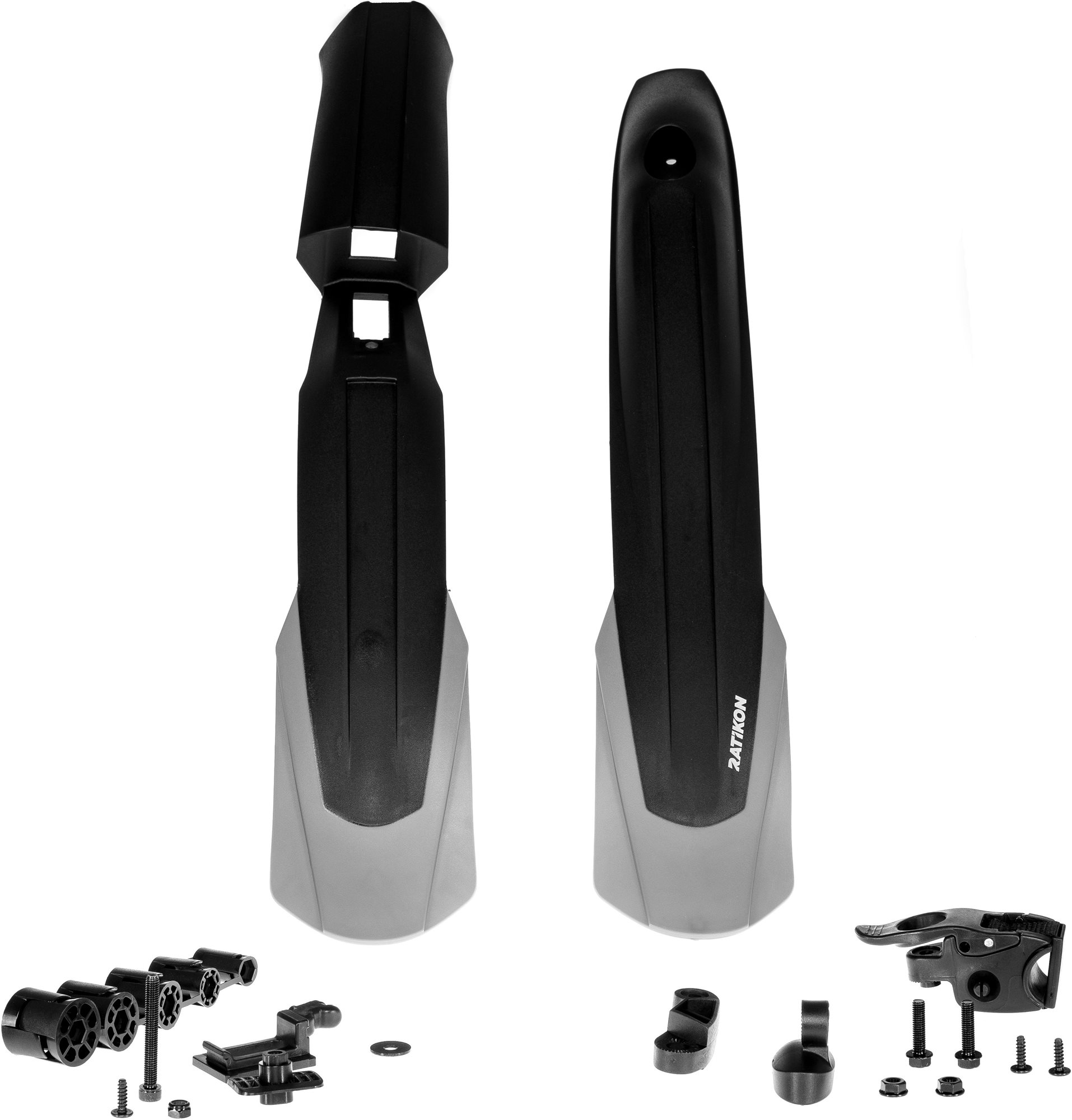 RATIKON 24"– 29" plast, čierno-sivý Blatník na bicykel