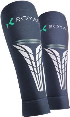 Royal Bay Extreme – Kompresné lýtkové návleky – Sivé/XL Cyklistické...