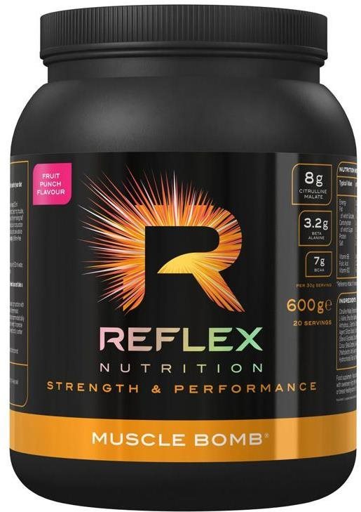 Reflex Muscle Bomb 600g, cherry Anabolizér