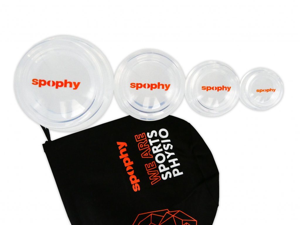 Spophy Cupping Set, sada silikónových baniek Masážne banky