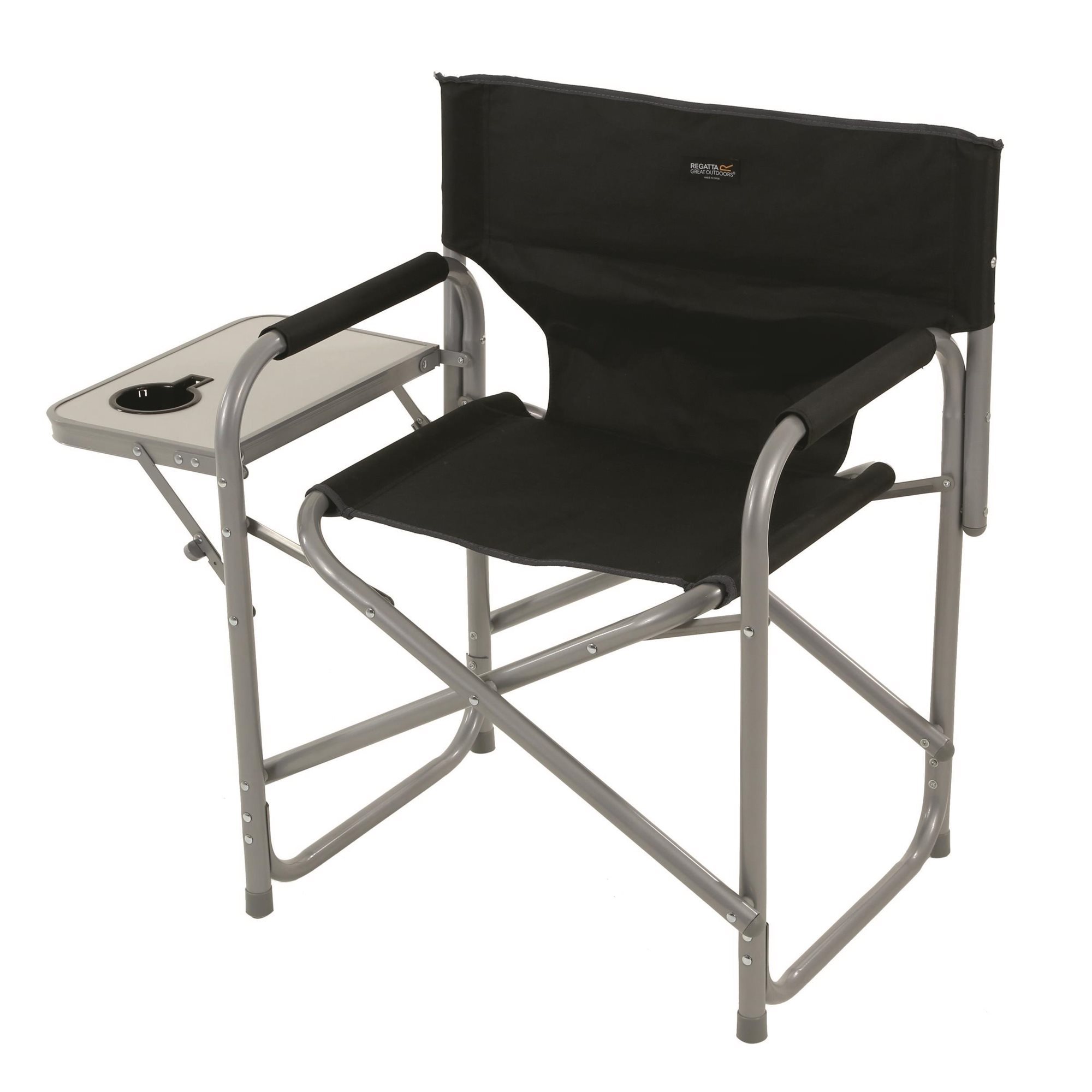 Regatta Directors Chair Black/Sealgr Kempingové kreslo