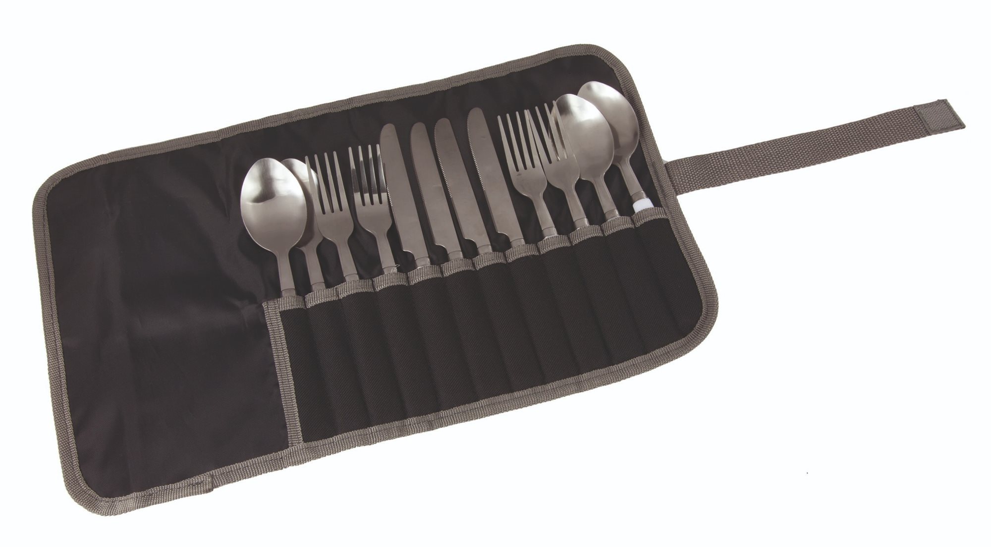 Regatta 4Prsn Cutlery Set Black/Sealgr Kempingový riad