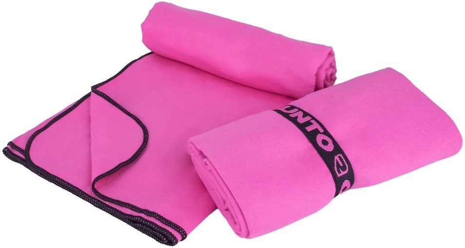 RUNTO Rýchloschnúci uterák 80 × 130 cm, neónovo ružový Uterák