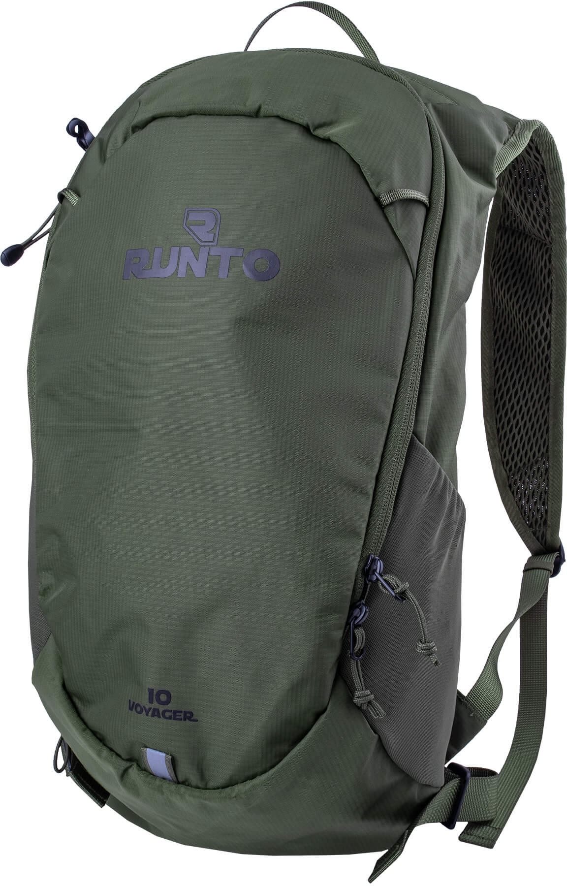 RUNTO Športový batoh 10 l zelená/čierna Športový batoh