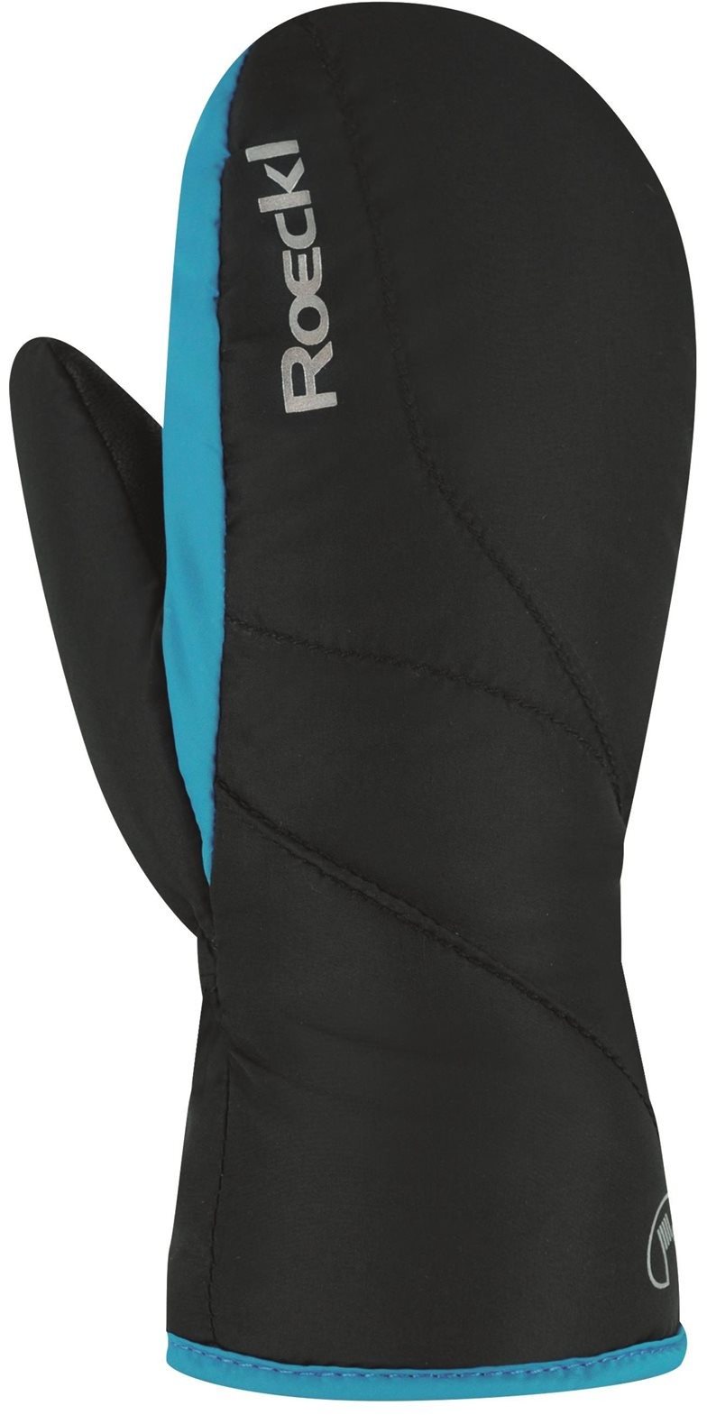 Roeckl Atlas GTX Mitten Black Blue 4 Lyžiarske rukavice