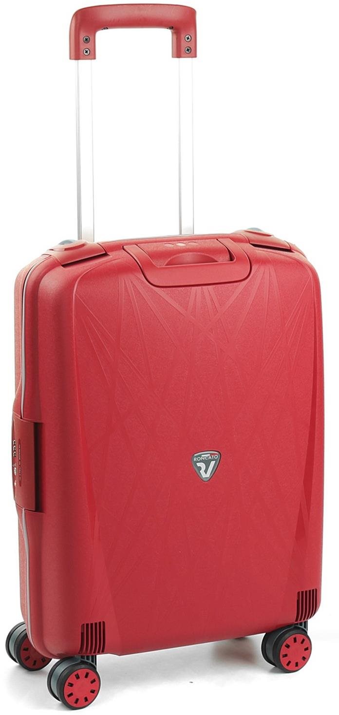 Roncato LIGHT S, červená Cestovný kufor