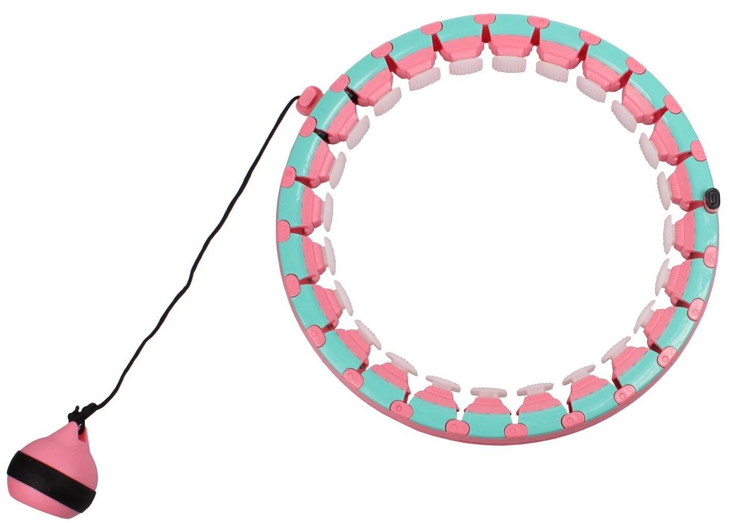 Merco Hula Hoop Smart ružová Gymnastická obruč