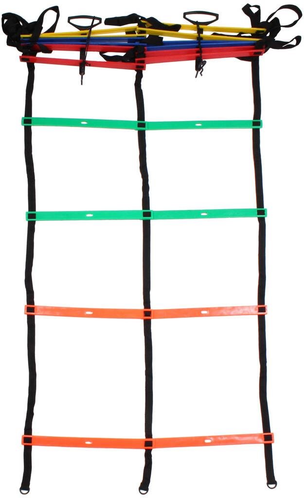 Merco MultiColour Dual agility rebrík, dvojitý 9 m Tréningový rebrík