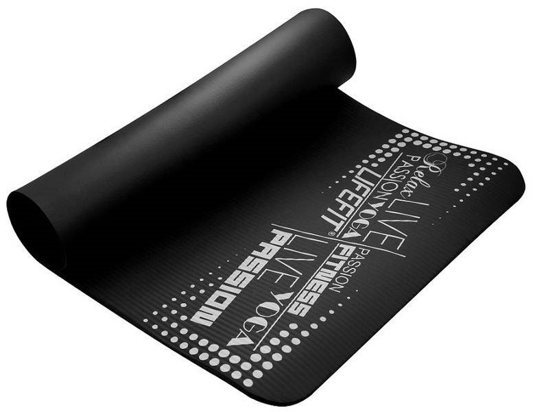 Lifefit Yoga Mat Exkluziv čierna Podložka na cvičenie