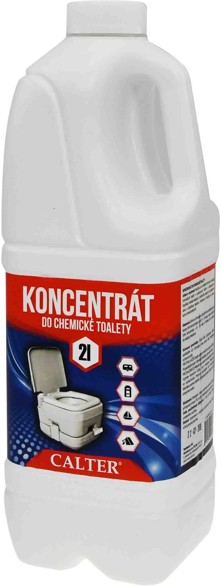 Calter do chemickej toalety – 2 L Roztok
