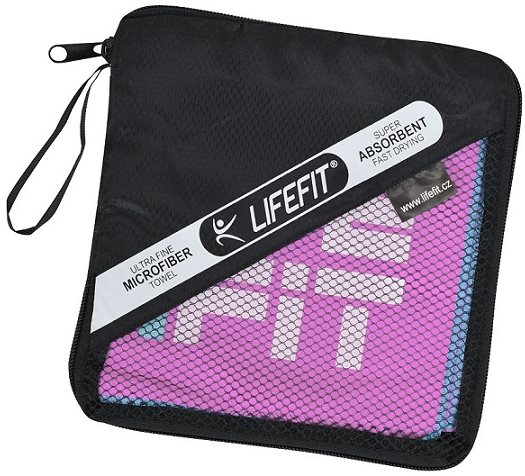 Lifefit törölköző, méret: 35 x 70 cm, rózsaszín Törölköző