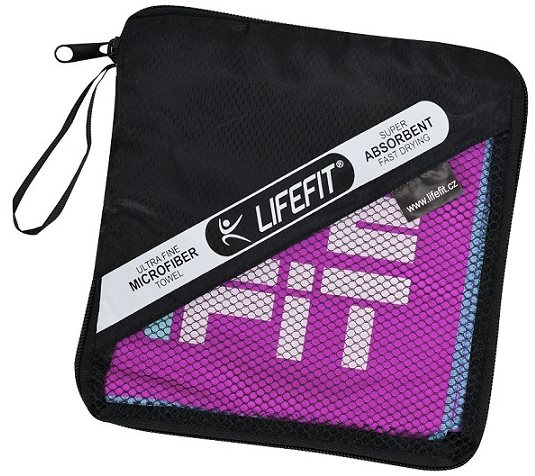 Lifefit Towel 70 × 140 cm fialový Uterák
