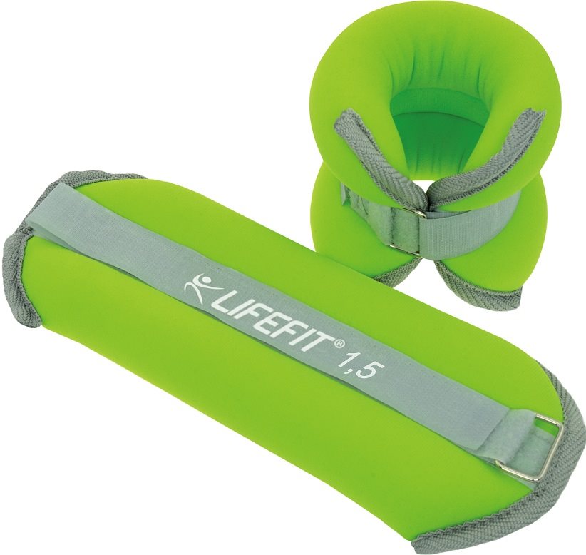 LIFEFIT členok/zápästie neoprénová  S2, 2× 1,5 kg Závažie