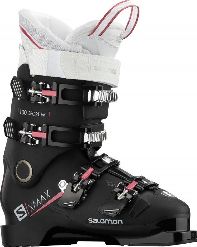 Salomon X Max 100 Sport W Black/White/Pink veľ. 39 EU/250 mm Lyžiarky