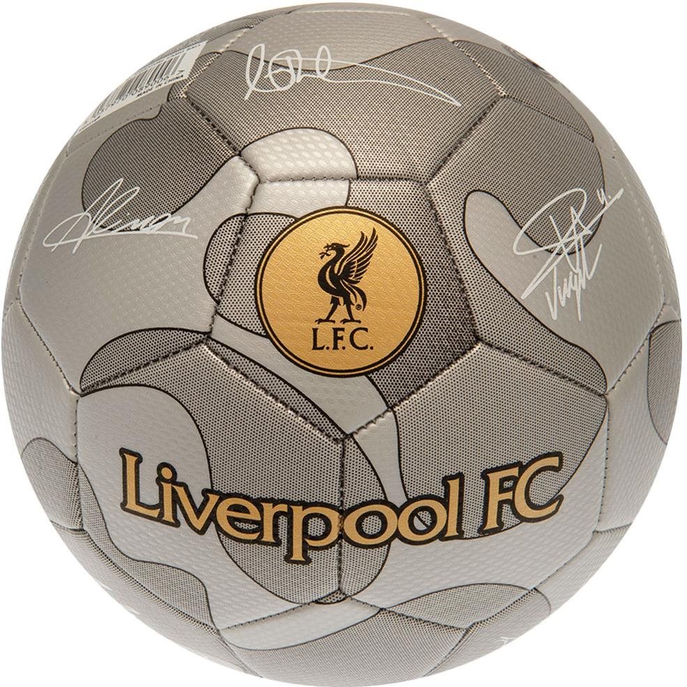 Fan-shop Liverpool FC Camo s podpismi Futbalová lopta