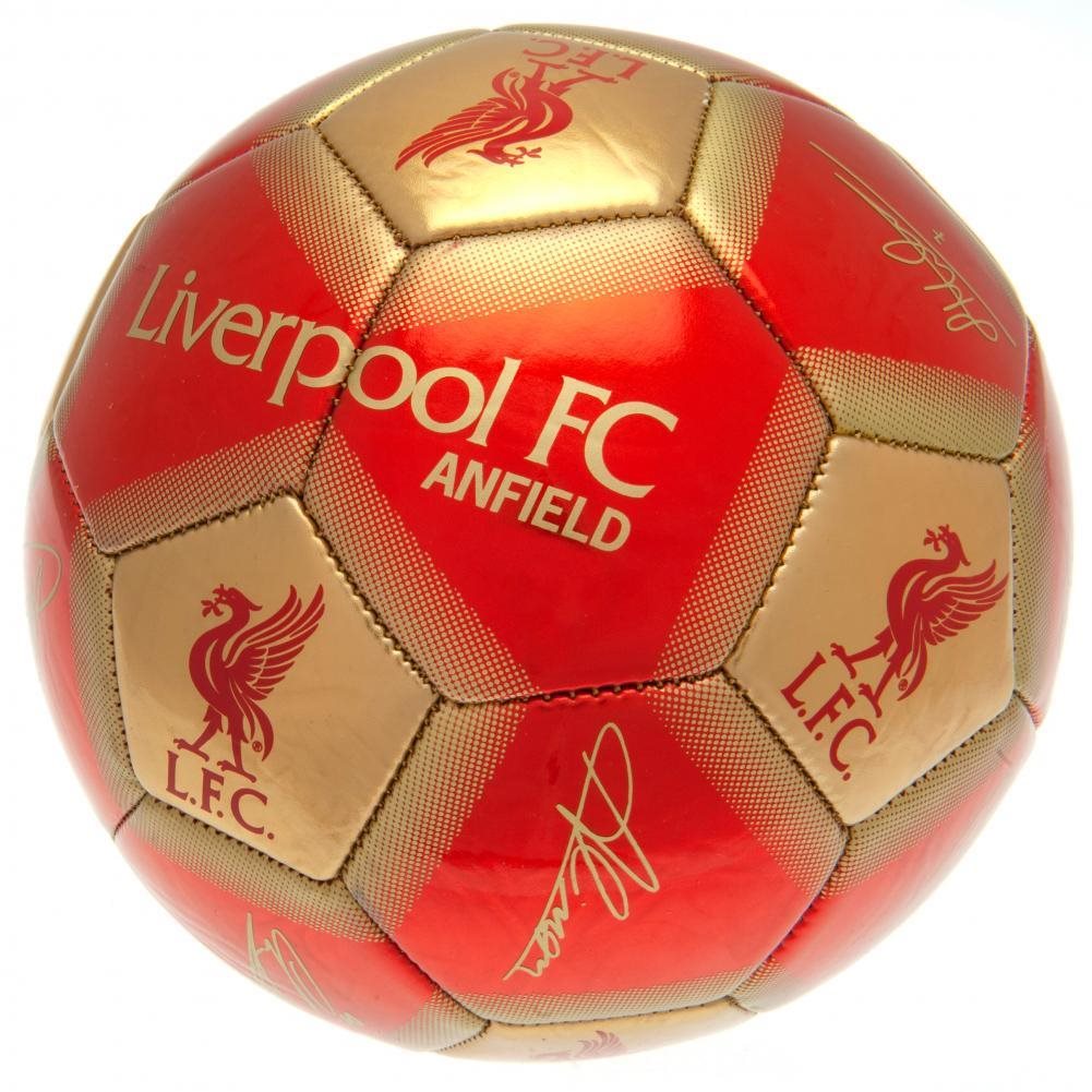 Fan-shop Liverpool FC s podpismi Futbalová lopta