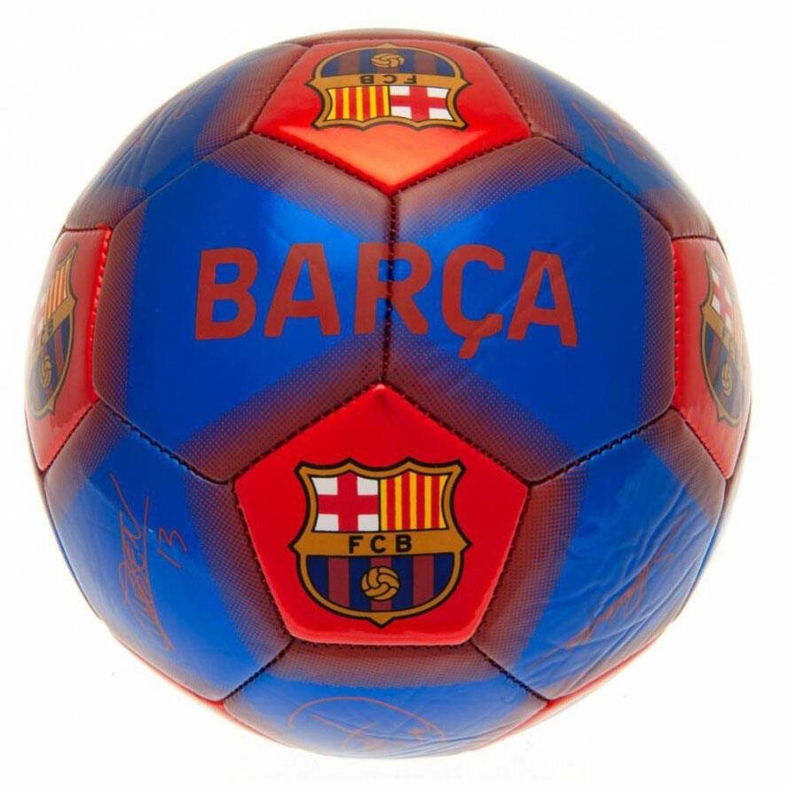 Fan-shop Mini Barcelona FC s podpismi Futbalová lopta
