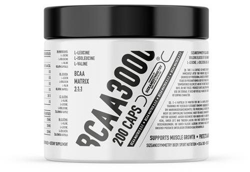 Sizeandsymmetry BCAA 3000, 200 kapsúl Aminokyseliny