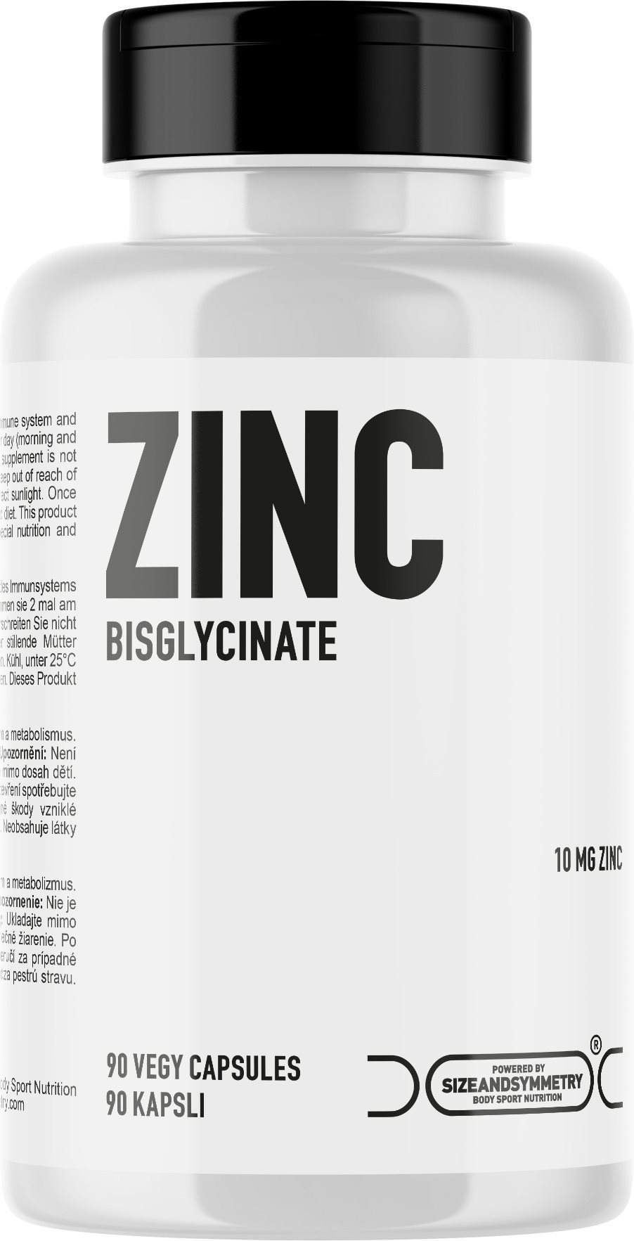 Sizeandsymmetry Zinek Chelate 90 kapsúl Zinok