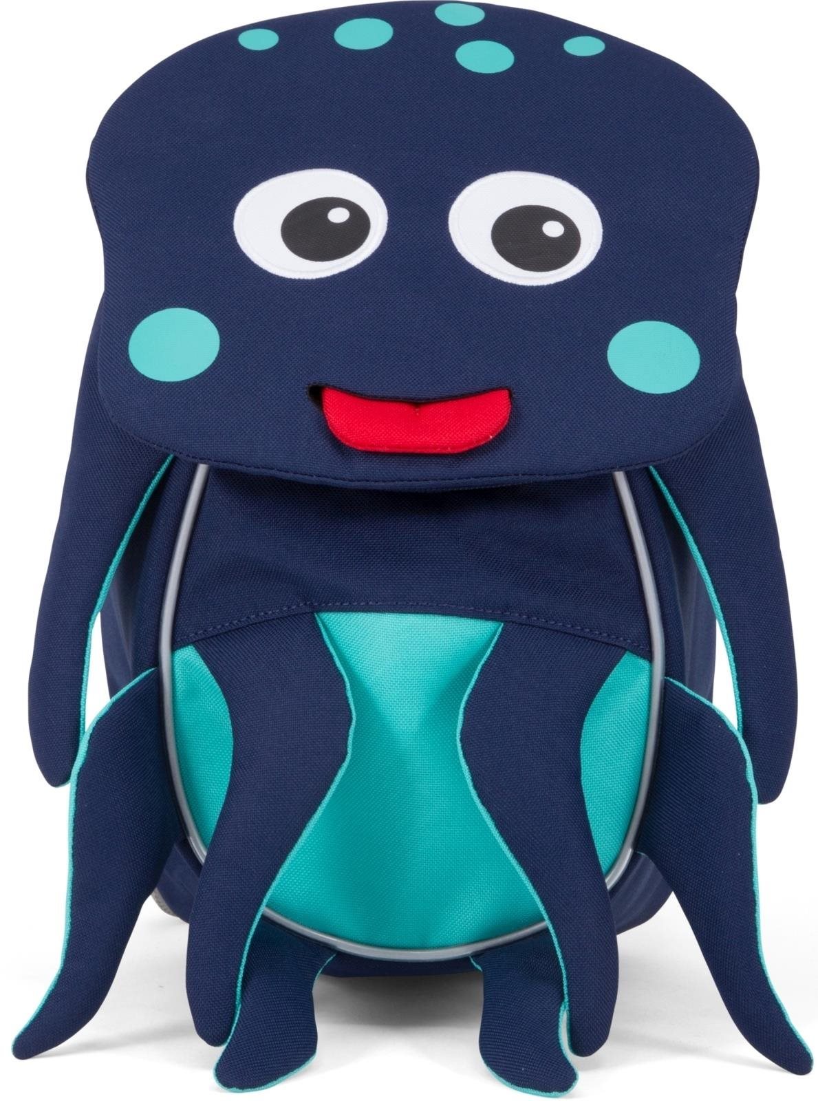 Affenzahn Oliver Octopus small – petrol uni Detský ruksak