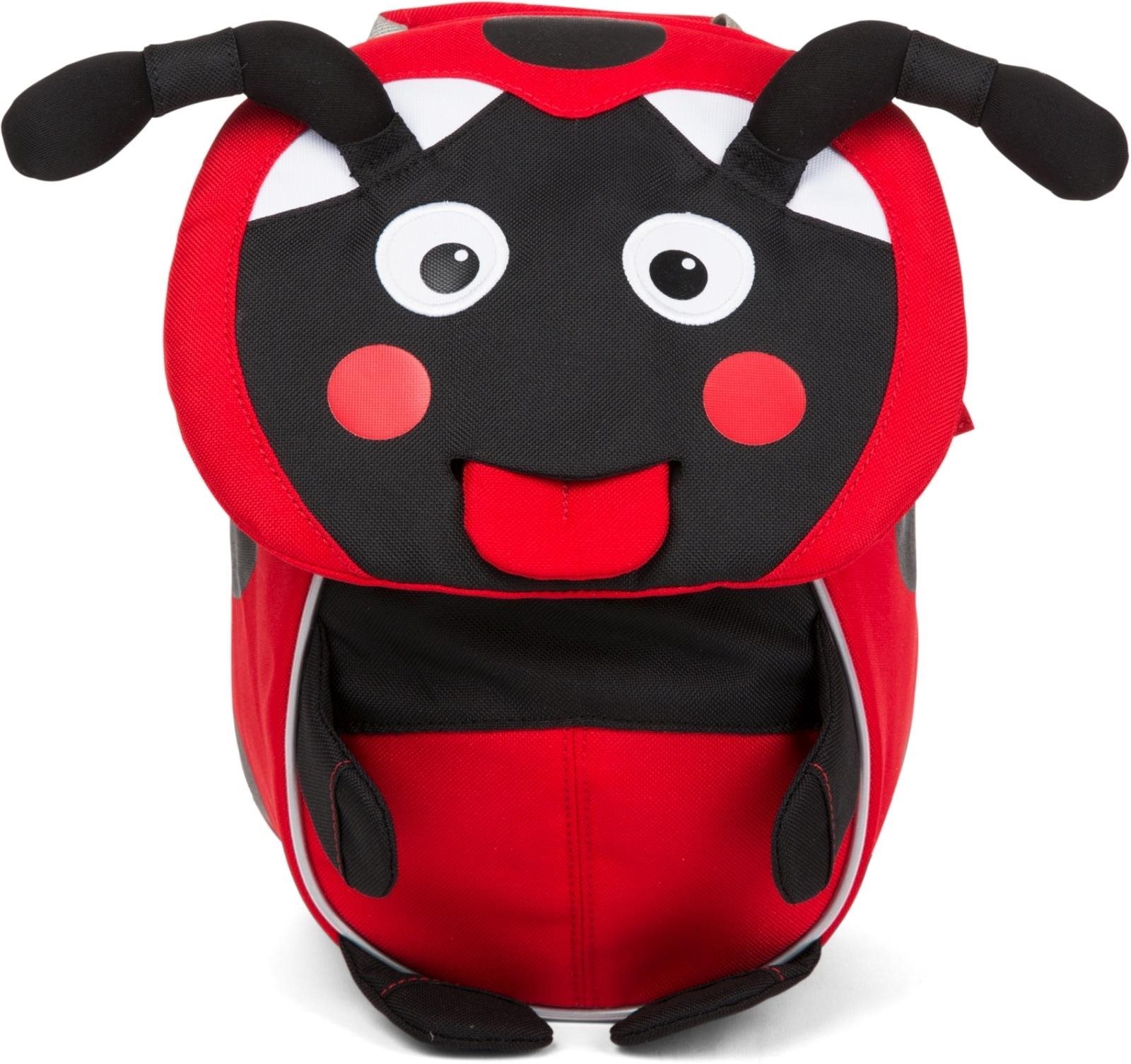 Affenzahn Lilly Ladybird small – Red uni Detský ruksak