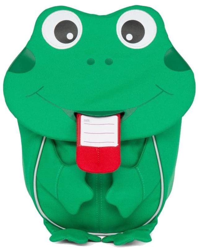 Affenzahn Finn Frog small – green uni Detský ruksak