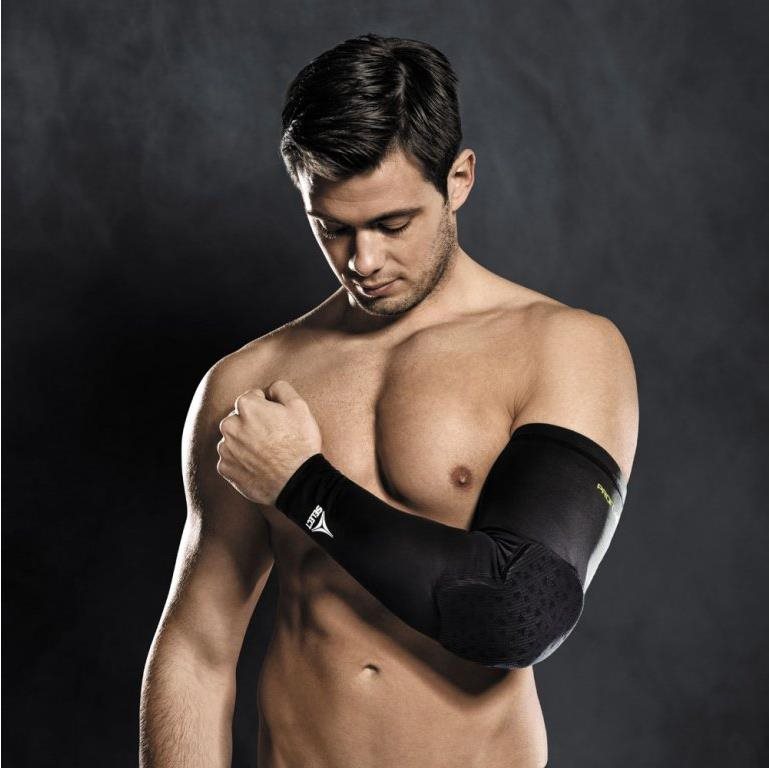 Select Compression elbow support long 6652 fekete, méret S Könyökvédő