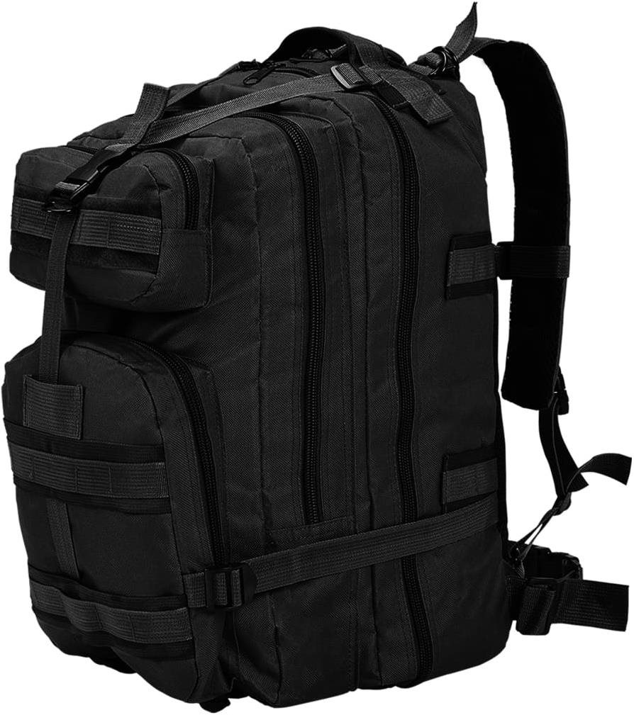 SHUMEE Batoh v army štýle 50 l čierny Batoh