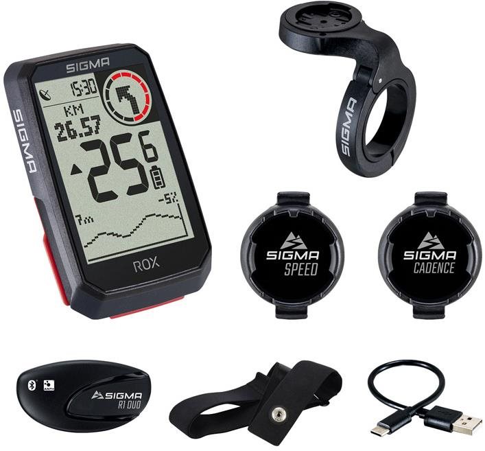 Sigma ROX 4.0 SENSOR SET čierna Cyklocomputer